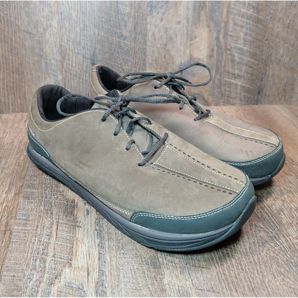Altra Arrows Instinct Everyday Men's Size 12 Casual Gray Leather Sneakers Shoes